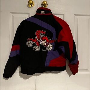 Toronto Raptors Retro Champs Starter Insulated Jacket Kids Small